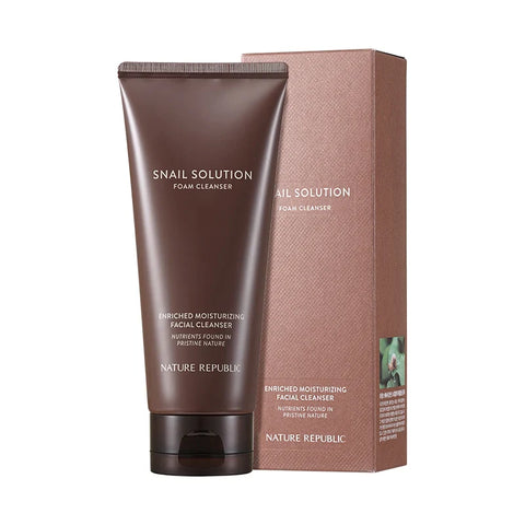 [Nature Republic] Snail Solution Foam Cleanser