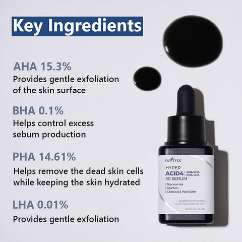 [Isntree] Hyper Acid4 AHA BHA PHA LHA 30 Serum