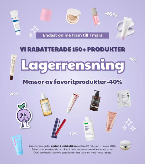 Lagerrensning - Massor av favoritprodukter -40%