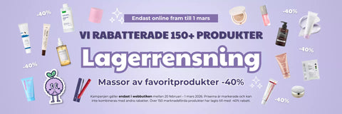 Lagerrensning - Massor av favoritprodukter -40%