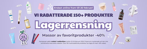 Lagerrensning - Massor av favoritprodukter -40%