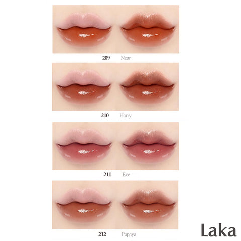 Laka Bonding Glow Lipstick sävyt 209-212