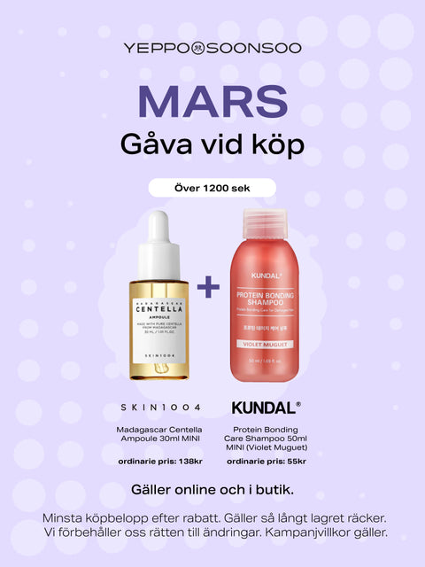 Mars 2026 - Gåva vid köp