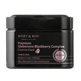 [Mary&May] Premium Idebenone Blackberry Complex Essence Mask (20ea)