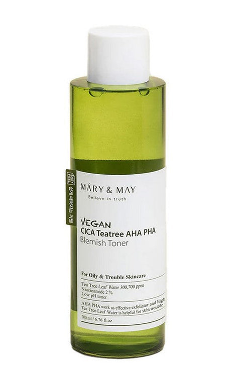 [Mary&May] Vegan CICA Tea Tree AHA PHA Toner