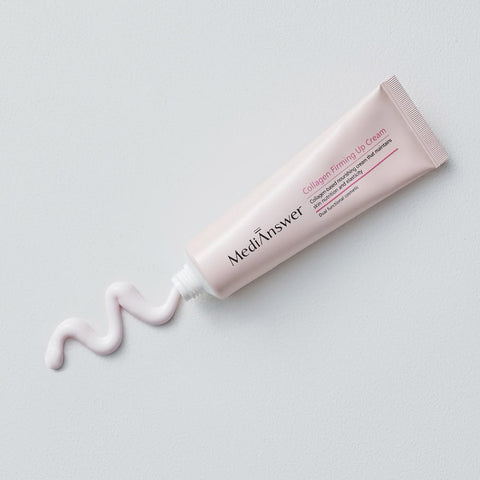 MediAnswer Collagen Firming Up Cream tuotekuva ja tekstuuri