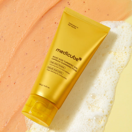 [medicube] Kojic Acid Turmeric Vita Capsule Cleansing Foam
