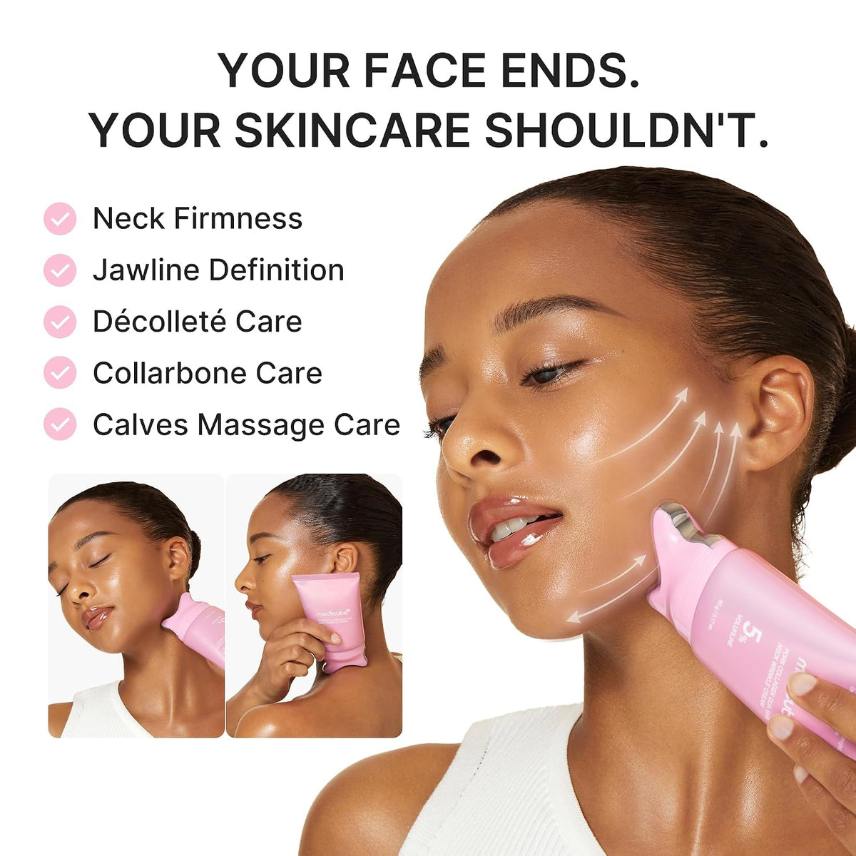 [medicube] PDRN Collagen Gua Sha Neck Wrinkle Cream