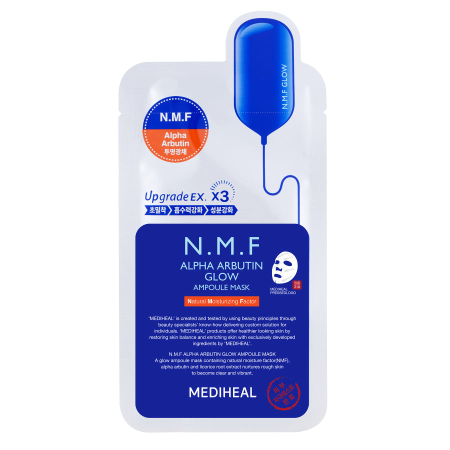 N.M.F ALPHA ARBUTIN GLOW AMPOULE MASK
