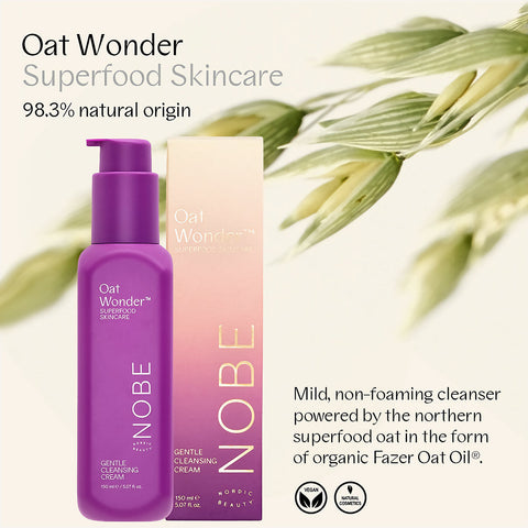 NOBE Superfood Skincare Oat Wonder® Gentle Cleansing Cream info