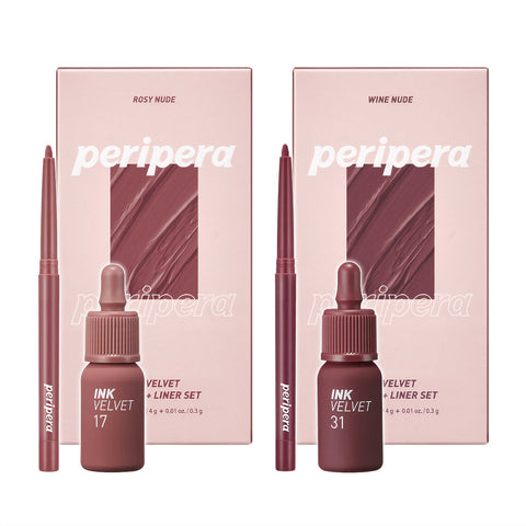 Peripera Ink Velvet Lip Tint + Liner Set