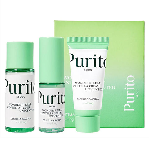 [Purito Seoul] Wonder Releaf Centella Mini Kit Unscented