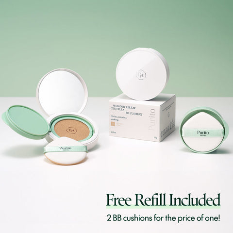 [Purito Seoul] Wonder Releaf Centella BB Cushion (+REFILL)