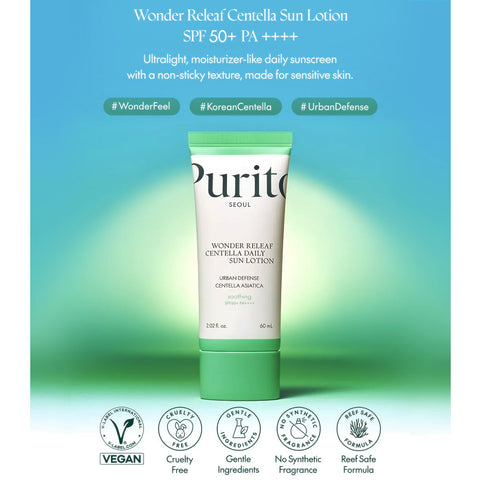 Purito Seoul Wonder Releaf Centella Daily Sun Lotion info