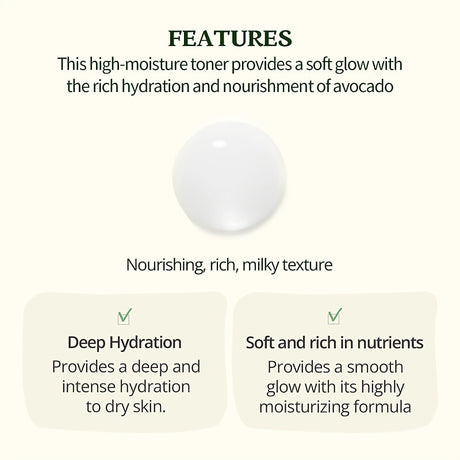 [Skinfood] Avocado Rich Toner (EXP. 5.12.2026)