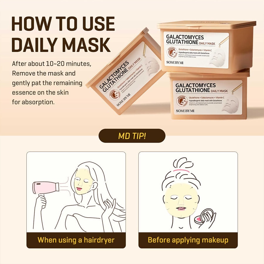galactomyces glutathione daily mask review Some by Mi Glutathione Mask Review Jujur main image 0
