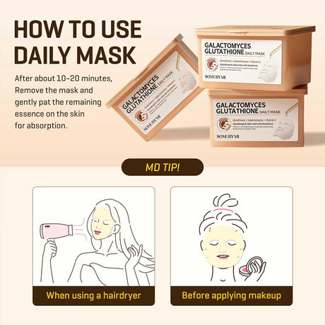 [Some By Mi] Galactomyces Glutathione Daily Mask