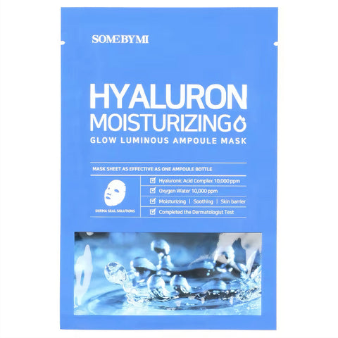 Some By Mi Hyaluron Moisturizing Glow Luminous Ampoule Mask