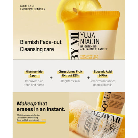 Some By Mi Yuja Niacin Brightening All in One Cleanser info