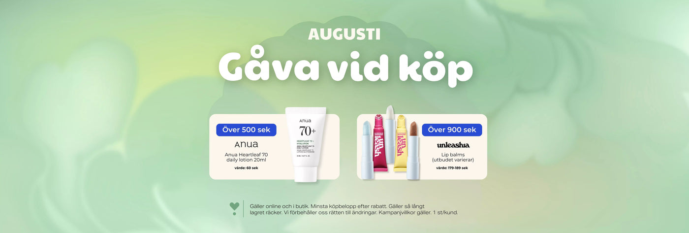 Augusti 2026 - Gåva vid köp