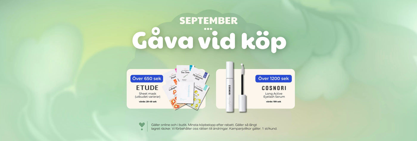 September 2026 - Gåva vid köp