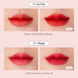 Unleashia Hug Velvet Tint sävyt 1 Be With ja 2 Mingle