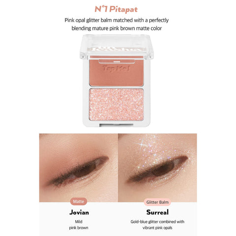 Unleashia Tap Me Palette Duo paletti No.1 Pitapat